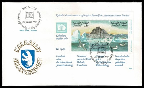 Groenlandia 1987 fdc - 1987,